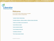 Tablet Screenshot of liberatorsupport.com